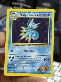 Misty's Tentacruel 10/132 Gym Heroes Seadra 9/132 2000 Vintage Pokemon Lot WOTC - Image 4