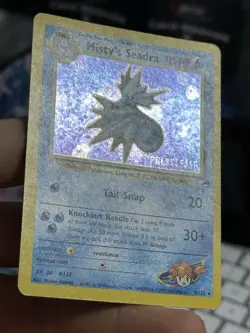 Misty's Tentacruel 10/132 Gym Heroes Seadra 9/132 2000 Vintage Pokemon Lot WOTC - Image 5