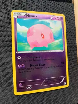 Munna 48/114 Reverse Holo Pokemon Card - B&W Base set - 2011 - MP - Image 2