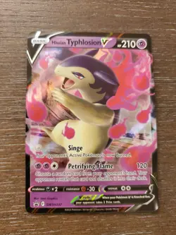 Hisuian Typhlosion V SWSH237 Black Star Promos Ultra Rare Holo Pokemon 2022 NM - Image 1