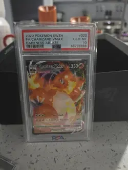 2020 Pokemon SWSH Charizard VMAX 020/189 Darkness Ablaze PSA 10 GEM MINT - Image 1