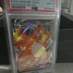 2020 Pokemon SWSH Charizard VMAX 020/189 Darkness Ablaze PSA 10 GEM MINT - Image 2
