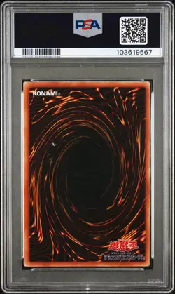2001 YU-GI-OH! JAPANESE PREMIUM PACK 5 #P501 RED-EYES BLACK DRAGON PSA 4 - Image 2