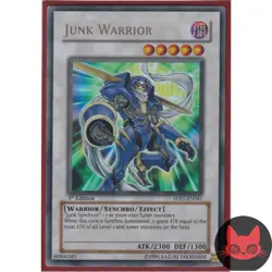 Yugioh Junk Warrior 5DS1-EN041 Ultra Rare 1st Edition LP - Image 1