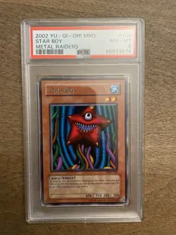 Yugioh - Star Boy MRD-109 Metal Raiders Unlimited - Rare - PSA 8 - Image 1