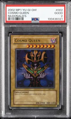 2002 YU-GI-OH! MCDONALD'S MCDONALD'S #002 COSMO QUEEN PSA 2 - Image 1