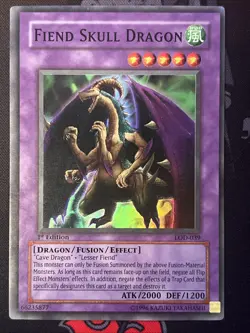 Fiend Skull Dragon LOD-039 1st Edition Super Rare LP - Image 2