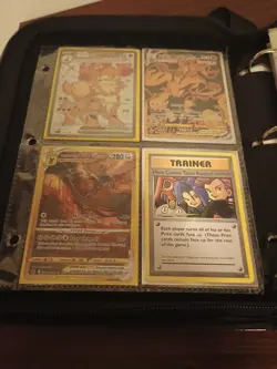 Pokemon Card Binder with Cards - Image 2