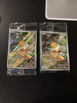 Pokemon TCG Eevee 173 Holo Promo Prismatic Evolutions Sealed Card X2 - Image 1