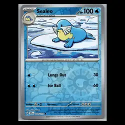 Surging Sparks - Sealeo - 044/191 - Reverse Holo - TCG Pokemon Card - Image 1