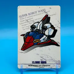 Wave Rider Gundam Super Robot Wars TCG Trading Card Bandai Game Sunrise Japan 13 - Image 1