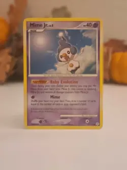Pokemon TGC 2007 Diamond & Pearl Mime Jr. 90/130 Regular Common card in NM - Image 1