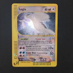 Crystal Lugia Aquapolis Holo Rare 149/147 Foil Secret NM+ Pokemon Vintage E Card - Image 2