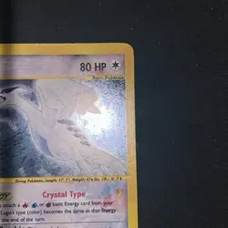 Crystal Lugia Aquapolis Holo Rare 149/147 Foil Secret NM+ Pokemon Vintage E Card - Image 4