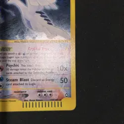 Crystal Lugia Aquapolis Holo Rare 149/147 Foil Secret NM+ Pokemon Vintage E Card - Image 5