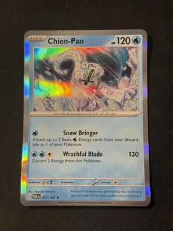 Chien-Pao Holo Rare Pokemon Card Paradox Rift 057/182 NM - Image 1