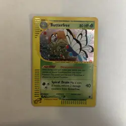 Pokemon Card Butterfree 5/165 Expedition Base Set Series Holo Rare WOTC Played - Image 3