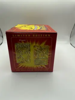 1999 Pokemon Limited Edition Pikachu 23K Gold-Plated Trading Card SEALED - Image 4