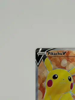 PIKACHU V (Full Art) 157/172 Brilliant Stars Holo - POKEMON CARD TCG - NM - Image 3