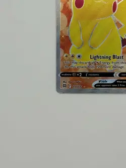 PIKACHU V (Full Art) 157/172 Brilliant Stars Holo - POKEMON CARD TCG - NM - Image 4