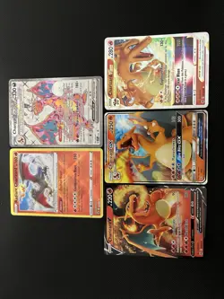 Pokemon TCG Charizard Mixed Lot V, V Star, EX, GX, Radiant - 5 Card Lot - Image 1