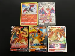 Pokemon TCG Charizard Mixed Lot V, V Star, EX, GX, Radiant - 5 Card Lot - Image 2
