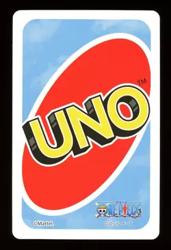 Usopp GREEN #4 Card ONE PIECE Mattel Original Japanese UNO Card Near Mint - Image 2
