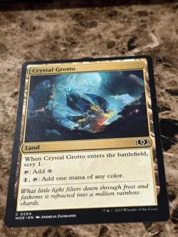 CRYSTAL GROTTO Magic MTG Wilds of Eldraine - Image 1