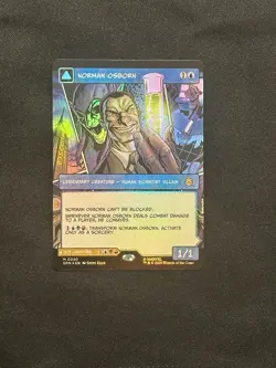 MTG Spider-Man - Norman Osborn Green Goblin Borderless FOIL! Mythic - Image 1