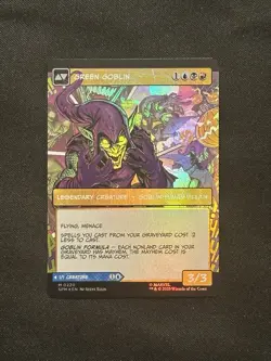MTG Spider-Man - Norman Osborn Green Goblin Borderless FOIL! Mythic - Image 2