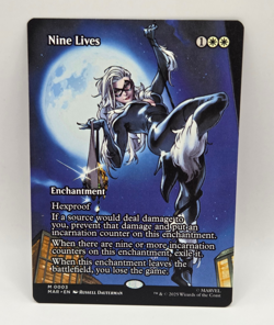 MTG Spiderman Nine Lives (Borderless) M 00003 Blackcat - Image 1