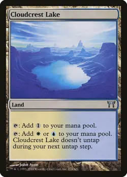 Cloudrest Lake 2x FOIL CHK MTG Champions of Kamigawa Uncommon NM land white blue - Image 1