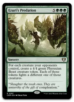 Ezuri's Predation #287 (NM) Commander Masters CMM Magic MTG pack fresh - Image 1