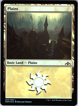 7x Foil Plains Lands LP MTG Wizards of The Coast PL1 260/259 263/280 B03/010 - Image 1