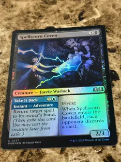 SPELLSCORN COVEN Magic MTG Wilds of Eldraine Foil - Image 1