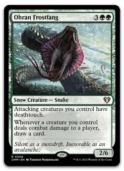 Ohran Frostfang #309 (NM) Commander Masters CMM Magic MTG pack fresh - Image 1