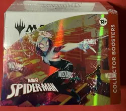 Marvel Spider-Man Collector Booster Box Sealed Magic MTG Ships Now IN HAND - Image 1