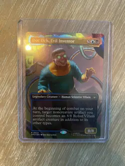 🔮 MTG: Doc Ock, Evil Inventor (Borderless) Marvel's Spider-Man: Foil - Image 1