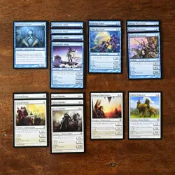 MTG Magic the Gathering White Blue Lot of Level Counter Cards - Image 1