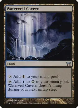 Waterveil Cavern 1x FOIL CHK MTG Champions of Kamigawa Uncommon MINT land - Image 1