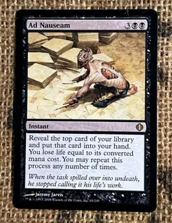 MTG Ad Nauseam Shards of Alara Regular - Image 1