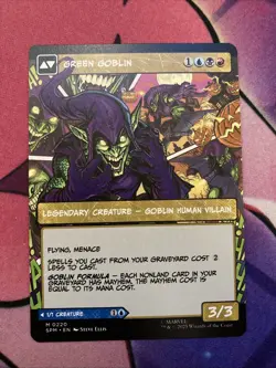 Norman Osborn 0220 Marvel's Spider-Man Mythic MTG SPM EN M Near Mint Card - Image 3
