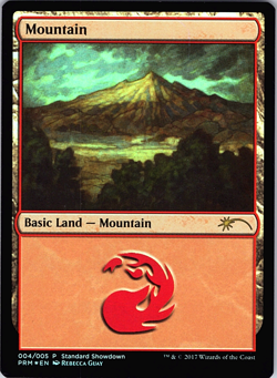 6x Foil Mountain Lands LP MTG Wizards of The Coast ML1 - Image 1
