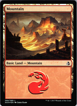 6x Foil Mountain Lands LP MTG Wizards of The Coast ML1 - Image 5