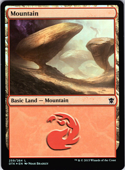 6x Foil Mountain Lands LP MTG Wizards of The Coast ML2 - Image 3