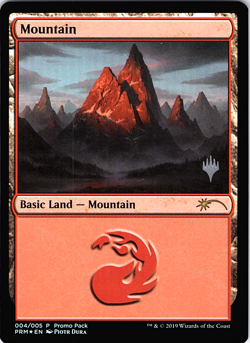 6x Foil Mountain Lands LP MTG Wizards of The Coast ML2 - Image 5