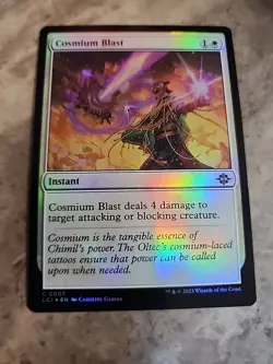 MTG LCI: Cosmium Blast the Lost Caverns of Ixalan Regular Common Foil Card 0007 - Image 1