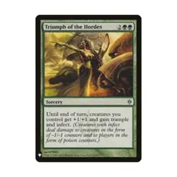 WOTC MtG The List Triumph of the Hordes (U) NM - Image 1