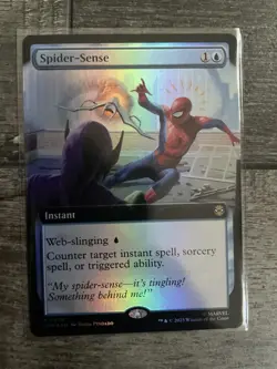 MTG Universes Beyond: Spider-man Spider-Sense Foil 0046 NM Rare - Image 1