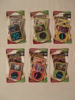 LOT OF (6) Pokemon Vivid Voltage Blister Packs w/ Promos & Coins. Sealed! - Image 2